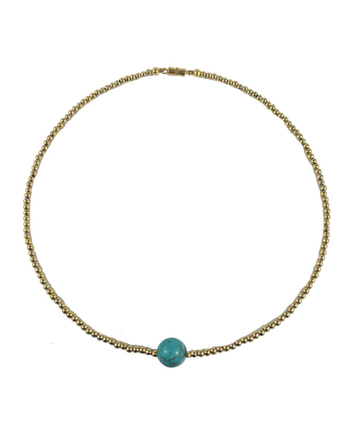 Mini BE (turquoise) - Necklet Choker